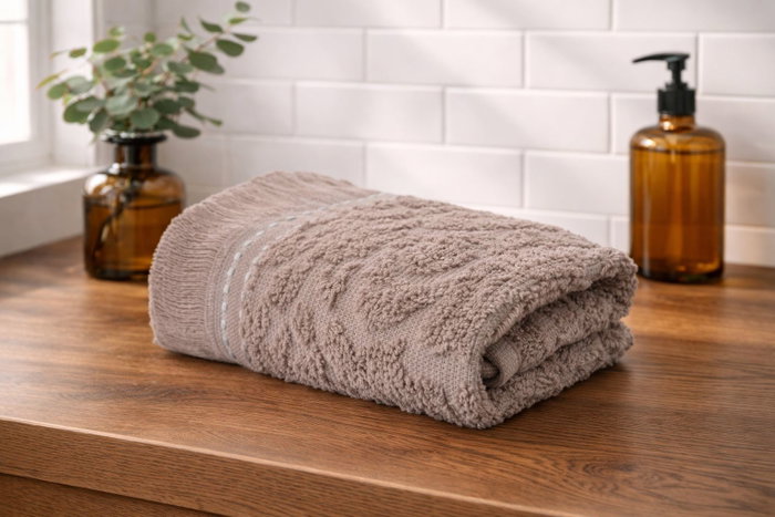 Mijolnir Juego de Toallas de Lavado Textured - Mink Mijolnir Juego de Toallas de Lavado Textured - Mink